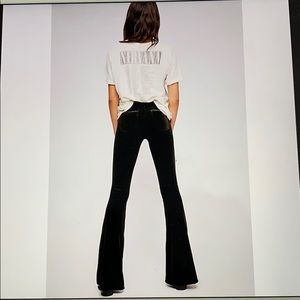 NWT Free People Blank NYC Waverly Hghi-Rise Flare